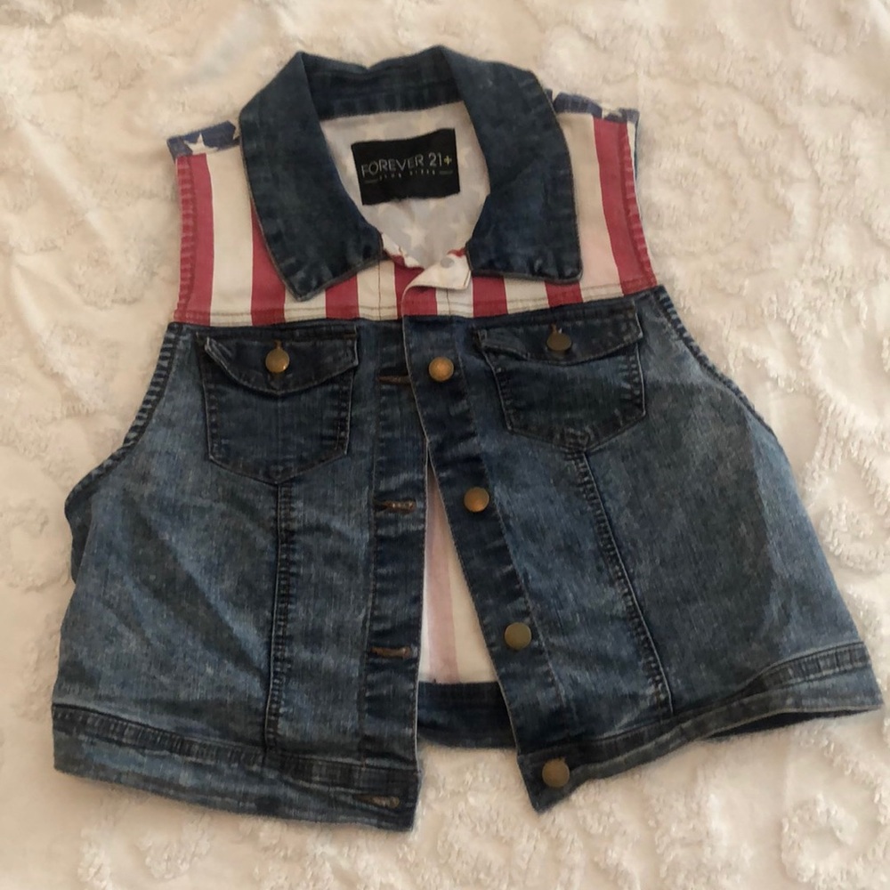Americana denim vest